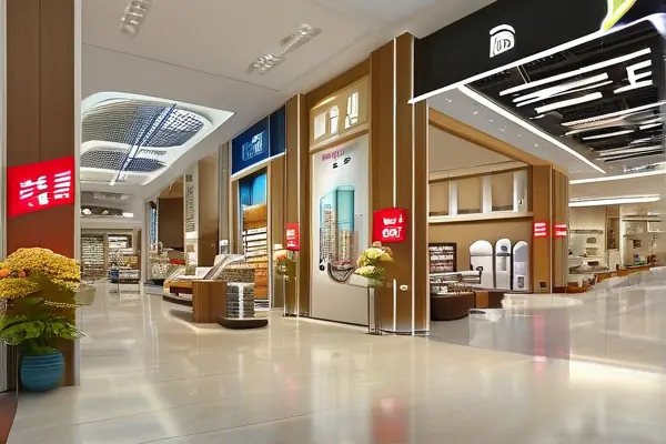 建材家居城內(nèi)部展示