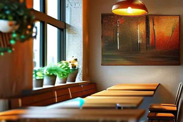 咖啡屋裝修效果圖展示溫馨浪漫的室內設計