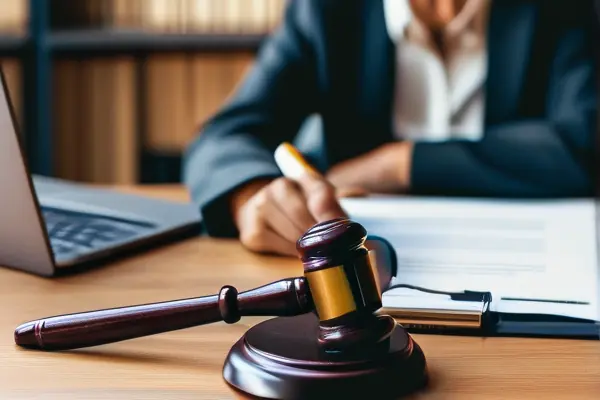 專業律師與客戶討論裝修合同糾紛