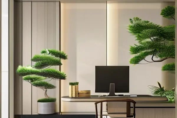 辦公室風(fēng)水布局實景示意圖