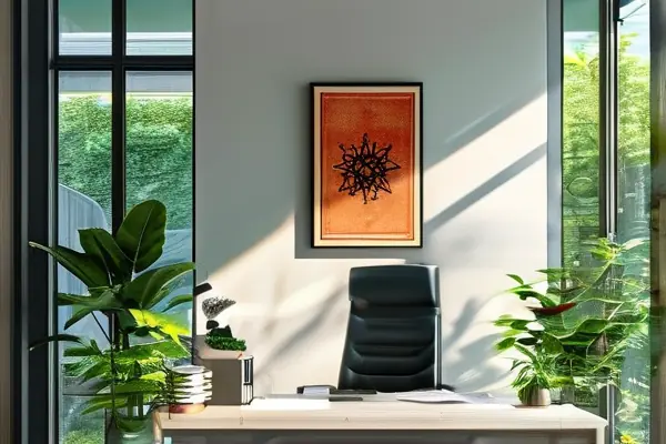 現代大型辦公室風水布局實景圖