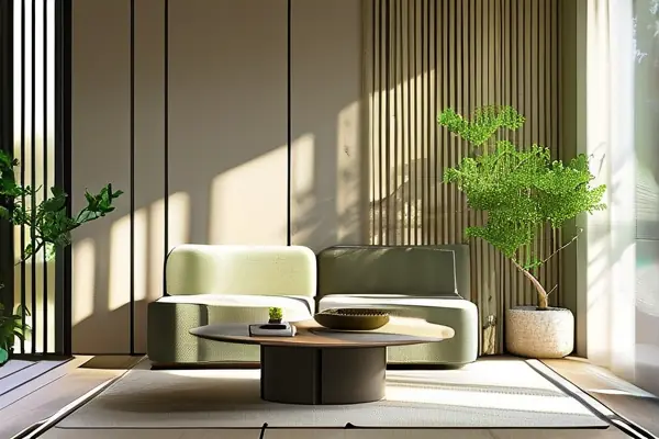 現代家居客廳風水布局示意圖