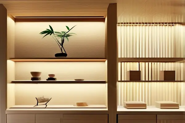 精美的竹質(zhì)工藝品展示