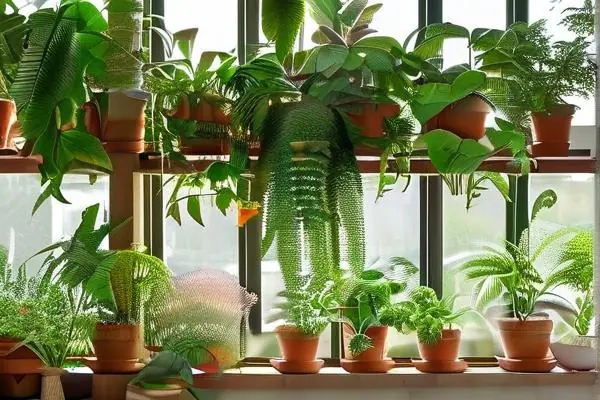 室內(nèi)綠色植物花草布置效果圖