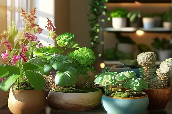 特價室內花卉盆栽展示