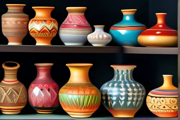 小工藝品展現場展示精美手工藝品