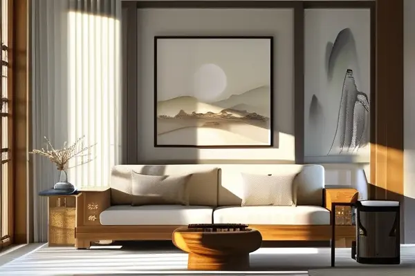 符合風(fēng)水原則的現(xiàn)代中式客廳裝修效果圖