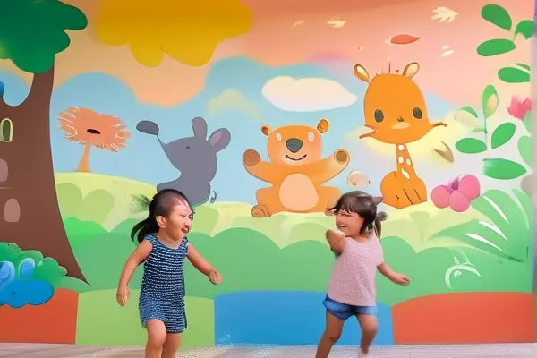 幼兒園壁畫制作效果圖