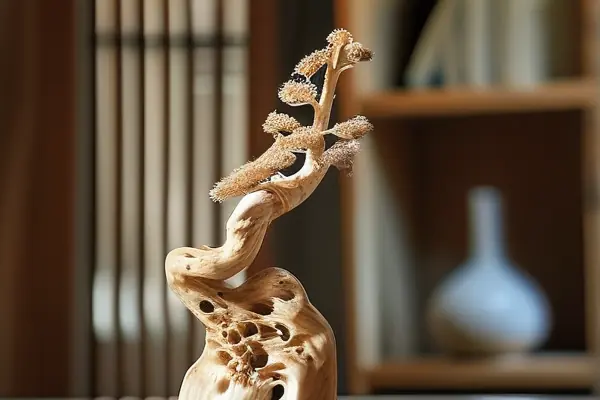 竹根雕刻工藝品展示