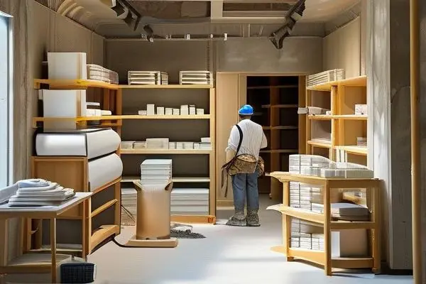 店鋪裝修施工現場