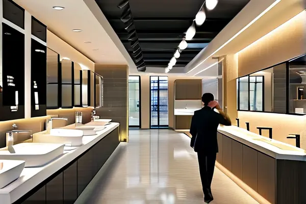 高檔潔具批發(fā)市場內(nèi)景