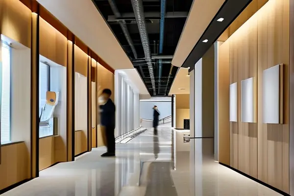 公司展廳裝修施工現場