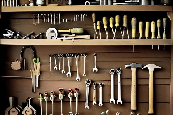 家用五金工具套裝展示