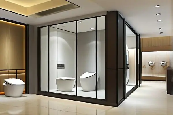 潔具連鎖店內部展示