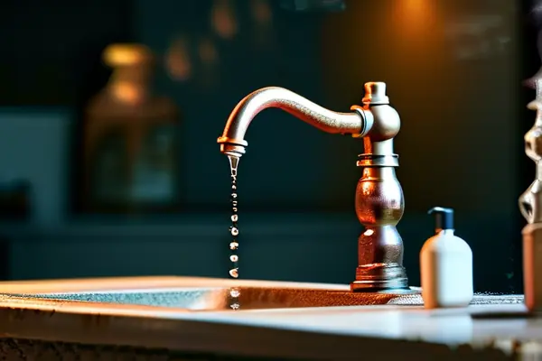 漏水水龍頭維修現場實拍圖