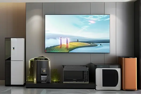 現代家庭智能家電集合展示