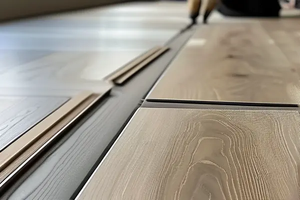 仿木地板美縫施工過(guò)程實(shí)拍