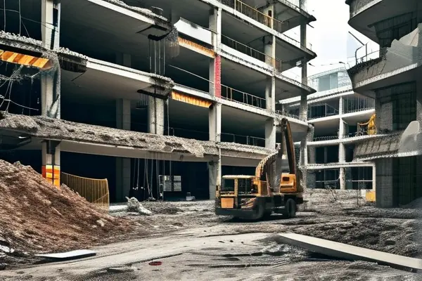 醫院拆除施工現場
