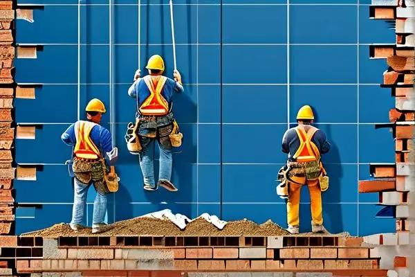 裝修拆除敲墻拆舊施工現場