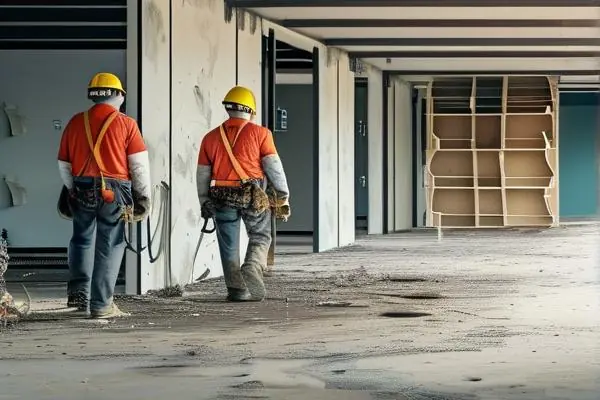 專業團隊進行二手房舊裝修拆除工作