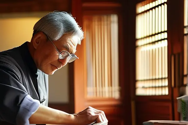 專業師傅演示紅木家具保養過程