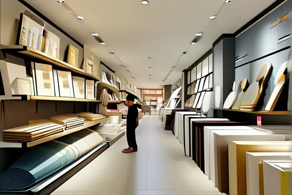 揚州家裝市場建材展示區