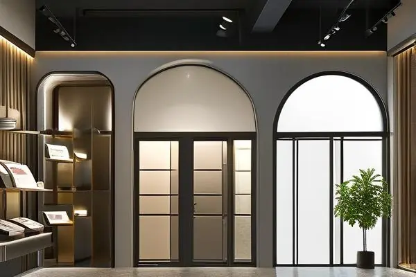 揚(yáng)州家裝門窗建材店內(nèi)部展示