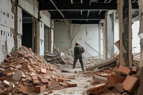 室內裝修拆除現場