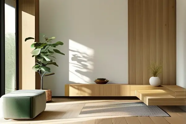 現(xiàn)代家裝中鋪設(shè)強(qiáng)化地板的實(shí)景效果圖