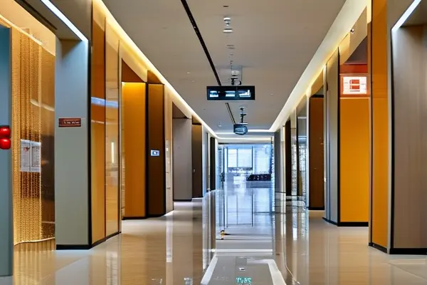 商場(chǎng)裝修現(xiàn)場(chǎng)展示防火設(shè)施安裝過程