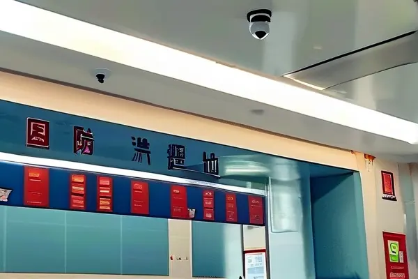 醫院裝修施工現場，工人按照規范操作