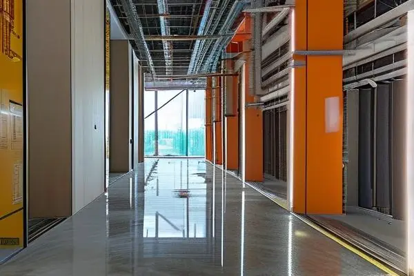 揚州展廳裝修施工現場實拍