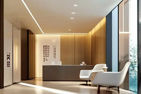 中西醫結合診所裝修實景圖展示功能分區與無障礙設計