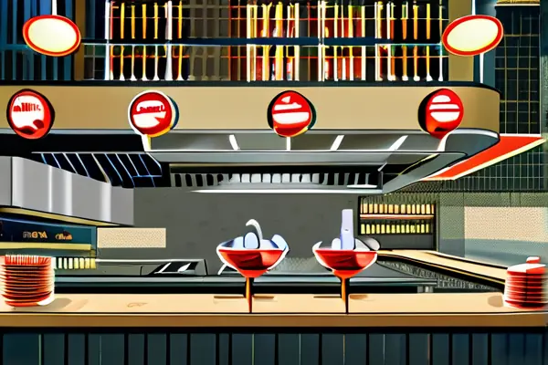 合規餐飲店裝修示例展示消防與衛生設施
