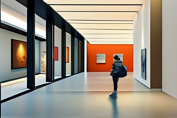 現(xiàn)代化展廳裝修實(shí)景效果圖