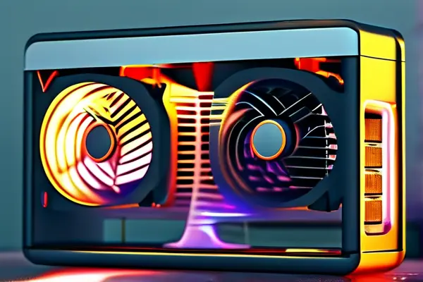 電器散熱風扇工作示意圖