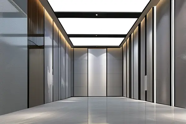 公司展廳施工現場實景圖