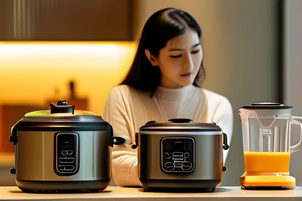 家庭廚房中各種小電器的使用場景