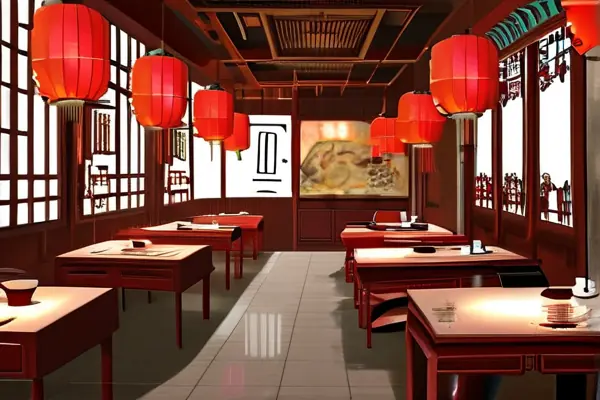 中式火鍋店裝修效果圖展示