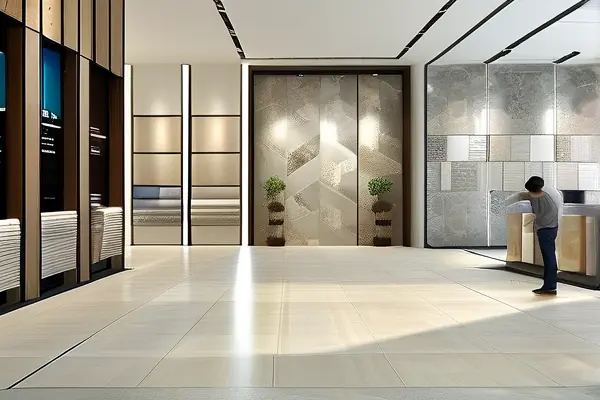 揚(yáng)州裝潢材料選購展廳內(nèi)部實(shí)景
