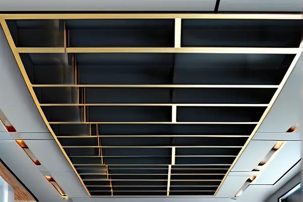 硅鈣板裝修龍骨安裝現場實景圖