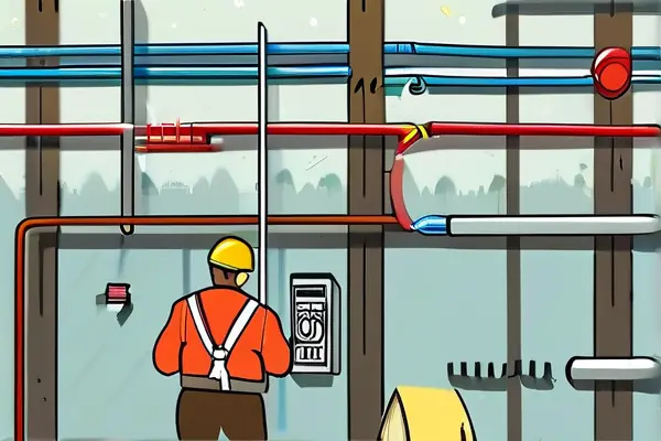 健身房裝修水電施工管線鋪設實景圖
