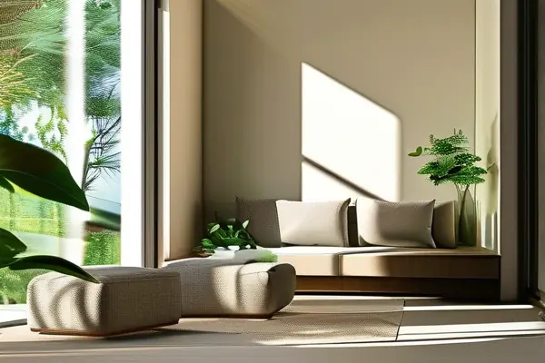 現(xiàn)代簡約風(fēng)格客廳風(fēng)水布局示例