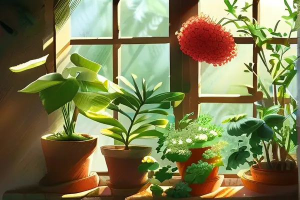 室內(nèi)花卉盆栽擺放效果圖