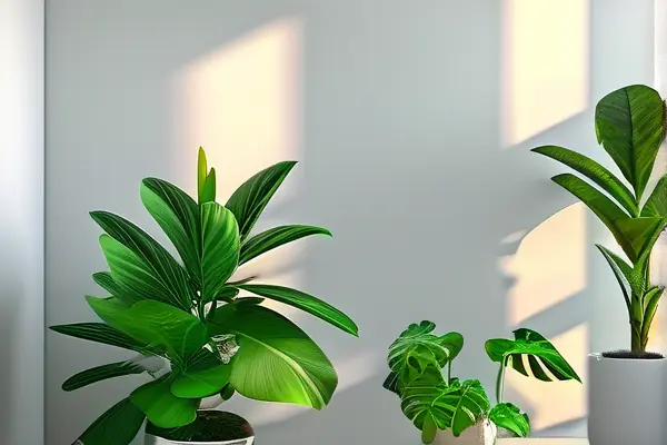 多種花卉盆栽綠植在現代家居環境中的擺放效果