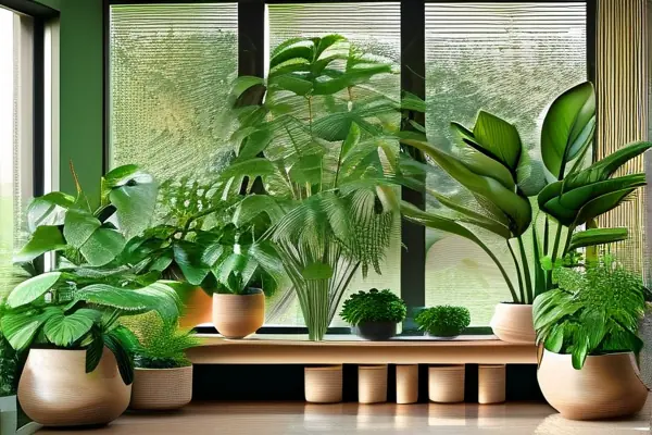 室內綠化凈化植物布置效果圖