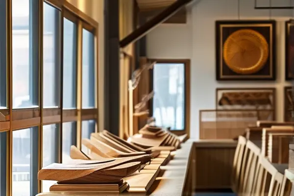 木裝修工藝品廠內部工作場景展示