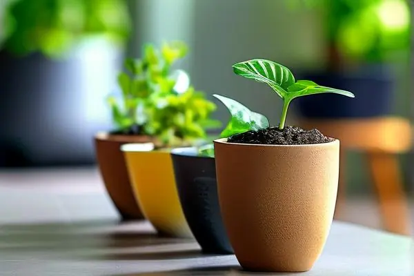 室內綠植使用泥炭土種植效果圖