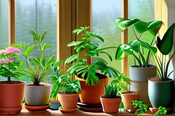 室內凈化種子類植物擺放效果圖