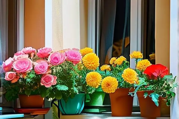 四季開花盆栽花卉品種展示